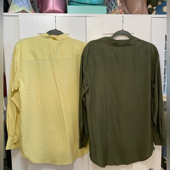 FIRM! NEW! Sz MED Bundle A New Day Button Front Collar Dress Shirts - Picture 2 of 3